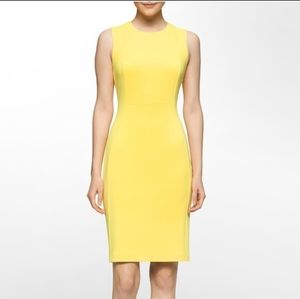 Calvin Klein Sleeveless Scuba Sheath Dress